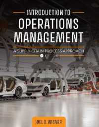 Introduction to Operations Management : A Supply Chain Process Approach （3RD）