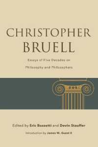 Christopher Bruell : Essays of Five Decades on Philosophy and Philosophers (Suny series in the Thought and Legacy of Leo Strauss)