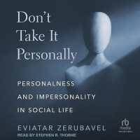 Don't Take It Personally : Personalness and Impersonality in Social Life