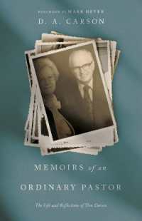 Memoirs of an Ordinary Pastor : The Life and Reflections of Tom Carson