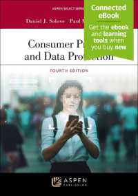Consumer Privacy and Data Protection : [Connected Ebook] (Aspen Select) （4TH）