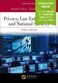 Privacy, Law Enforcement, and National Security : [Connected Ebook] (Aspen Select) （4TH）
