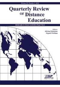Quarterly Review of Distance Education Vol 23 Issue 3 (Quarterly Review of Distance Education Journal)