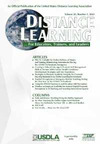 Distance Learning Vol 20 Issue 1 (Distance Learning Journal)
