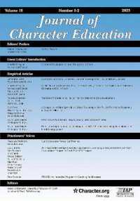 Journal of Character Education Vol 19 Issue 1 & 2 (Journal of Character Education)