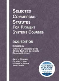 Selected Commercial Statutes for Payment Systems Courses, 2023 Edition (Selected Statutes)