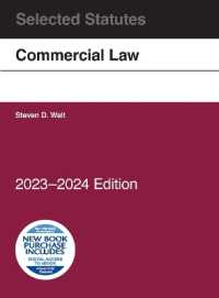 Commercial Law, Selected Statutes, 2023-2024 (Selected Statutes)