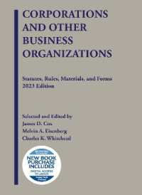 Corporations and Other Business Organizations : Statutes, Rules, Materials, and Forms, 2023 (Selected Statutes)