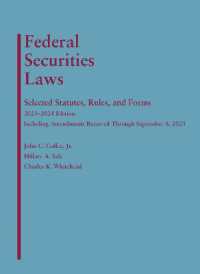Federal Securities Laws : Selected Statutes, Rules, and Forms, 2023-2024 Edition (Selected Statutes)