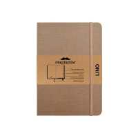 Moustachine Classic Linen Hardcover Dark Tan Blank Medium (Moustachine Classic)