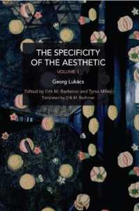 The Specificity of the Aesthetic, Volume 1