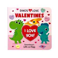 Dinos Love Valentines (Dinos Love) （Board Book）