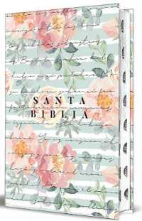 Biblia RVR 1960 letra grande tamaño manual, tapa dura Cantar de Cantares flores rosadas con índice / Spanish Bible RVR 1960 HandySize Large Print Hardcover So