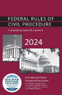 Federal Rules of Civil Procedure and Selected Other Procedural Provisions, 2024 (Selected Statutes)