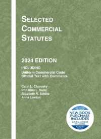 Selected Commercial Statutes, 2024 Edition (Selected Statutes)