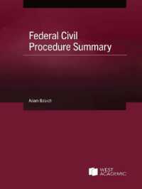 Civil Procedure Summary : A Student's Guide (Academic and Career Success Series)