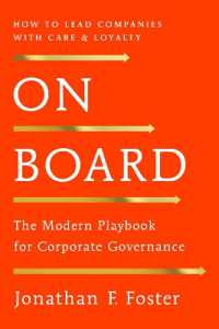 On Board : The Modern Playbook for Corporate Governance