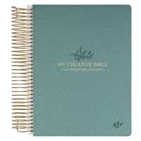 KJV Holy Bible, My Creative Bible - Illustrators Edition, Journal Space, Hardcover, King James Version, Teal Debossed （Spiral）