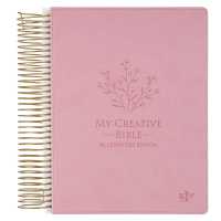 KJV Holy Bible, My Creative Bible - Illustrators Edition, Journal Space, Hardcover, King James Version, Pink （Spiral）