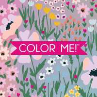 Color Me! Floral Cover - Keepsake Coloring Books Compact Edition: Gardens, Springtime, Blooms with Inspirational Quotes 7x7 Inches Portable Coloring Book for Adults & All Ages (Keepsake Coloring Books)