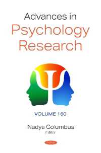 Advances in Psychology Research. Volume 160 (Advances in Psychology Research)