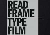 Read Frame Type Film : Or, Written on the Screen