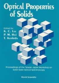 Optical Properties of Solids - Proceedings of the Taiwan-japan Workshop on Solid-state Optical Spectroscopy