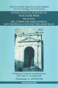 Sdi, Computer Simulations, New Proposals to Stop the Arms Race - Proceedings of the 5th International Seminar on Nuclear War (The Science and Culture Series - Nuclear Strategy and Peace Technology)