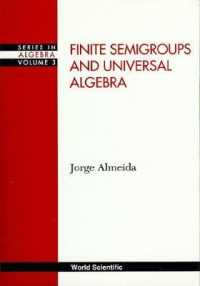 Finite Semigroups and Universal Algebra (Series in Algebra)