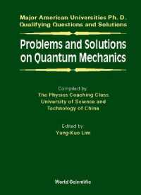 Problems and Solutions on Quantum Mechanics (Major American Universities Ph.d. Qualifying Questions and Solutions - Physics)