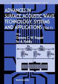 Advances in Surface Acoustic Wave Technology, Systems and Applications (Volume 1) (Selected Topics in Electronics and Systems)
