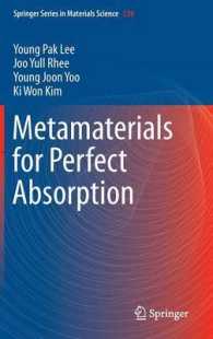 Metamaterials for Perfect Absorption (Springer Series in Materials Science)