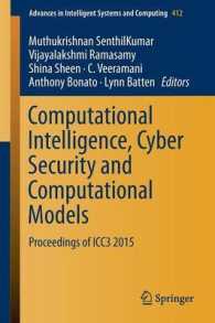 Computational Intelligence, Cyber Security and Computational Models : Proceedings of ICC3 2015 (Advances in Intelligent Systems and Computing)