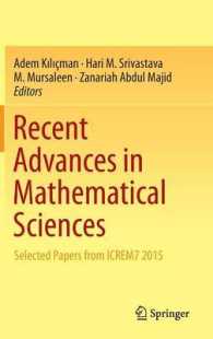 Recent Advances in Mathematical Sciences : Selected Papers from ICREM7 2015