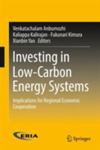 低炭素エネルギー・システムへの投資<br>Investing in Low-Carbon Energy Systems : Implications for Regional Economic Cooperation