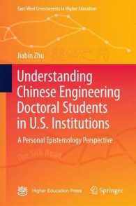 Understanding Chinese Engineering Doctoral Students in U.S. Institutions : A personal epistemology perspective (East-west Crosscurrents in Higher Education)