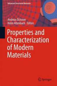 Properties and Characterization of Modern Materials (Advanced Structured Materials)