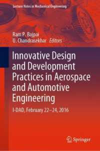Innovative Design and Development Practices in Aerospace and Automotive Engineering : I-DAD, February 22 - 24, 2016 (Lecture Notes in Mechanical Engineering)