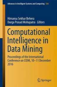 Computational Intelligence in Data Mining : Proceedings of the International Conference on CIDM, 10-11 December 2016 (Advances in Intelligent Systems and Computing)