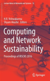 Computing and Network Sustainability : Proceedings of IRSCNS 2016 (Lecture Notes in Networks and Systems)