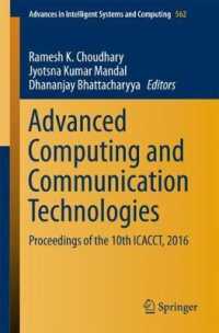 Advanced Computing and Communication Technologies : Proceedings of the 10th ICACCT, 2016 (Advances in Intelligent Systems and Computing)