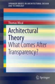 Architectural Theory : What Comes after Transparency? (Springerbriefs in Architectural Design and Technology)