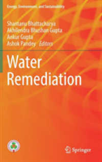 Water Remediation (Energy, Environment, and Sustainability)