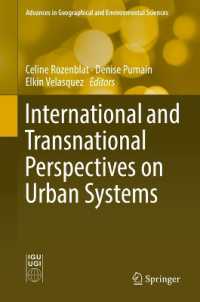 International and Transnational Perspectives on Urban Systems (Advances in Geographical and Environmental Sciences)