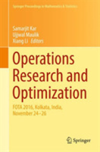 Operations Research and Optimization : FOTA 2016, Kolkata, India, November 24-26 (Springer Proceedings in Mathematics & Statistics)