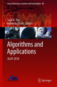Algorithms and Applications : ALAP 2018 (Smart Innovation, Systems and Technologies)