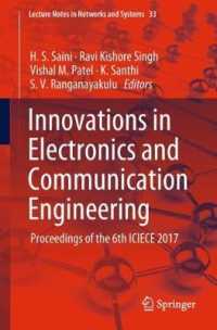 Innovations in Electronics and Communication Engineering : Proceedings of the 6th ICIECE 2017 (Lecture Notes in Networks and Systems)