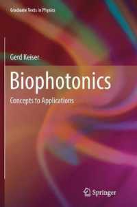 Biophotonics : Concepts to Applications (Graduate Texts in Physics)