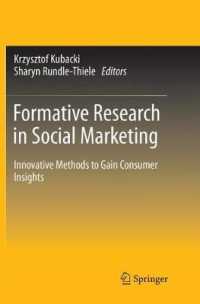 Formative Research in Social Marketing : Innovative Methods to Gain Consumer Insights