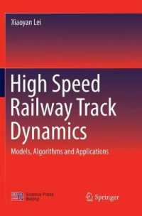 High Speed Railway Track Dynamics : Models, Algorithms and Applications